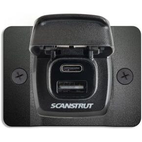 Flip Pro Fast Charge Dual USB Socket with Front fit Bezel