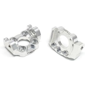 TREAL Aluminum 7075 Front C Hubs Spindle Carrier Set (L/R) 0 Degree for 1/18 Mini LMT(Black)