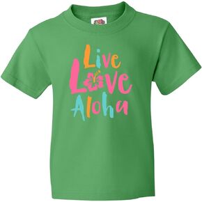 inktastic Live Love Aloha Youth T-Shirt