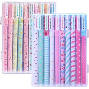 20Pcs Cute Color Pens,10 Cute Colors Gel Ink Pens for Women Toshine Colorful Gel Ink Pens, 0.38mm Multicolored Pens for Planner Writing Note, Office, and School Supplies(Style-A)