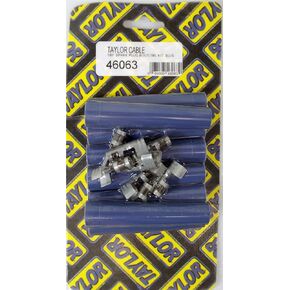 Taylor Cable 46063 Blue Spark Plug Boot/Terminal Kit - Set of 8