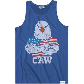 Tipsy Elves 4th of July Tank Tops Mens USA Sleeveless Shirts Retro Patriotic American Flag Tanks for Men