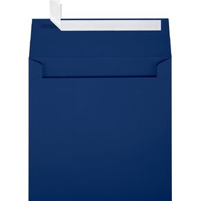 LUXPaper Square Invitation Envelopes | Peel & Press | 6" x 6" | Navy Blue | 80lb. Text | 50 Qty