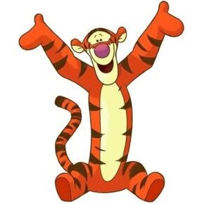Tigger Bumper Sticker Decals Pooh Sticker Graphic - Auto, Wall, Laptop, Cell, Truck Sticker for Windows, Cars, Trucks