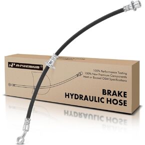 A-Premium Front Passenger Brake Hydraulic Hose Compatible with Honda and Acura Models - CR-V 2012-2016, RDX 2007-2012 - Replace# 01464STKA00(Pack of 2)