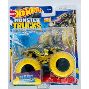 Hot Wheels Monster Trucks - MEGA WREX - Champion Crashers 1/6 - Gold - 2023 Mix 2
