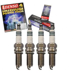 4 pc DENSO Iridium Power Spark Plugs compatible with Honda CR-V 2.4L L4 2010-2014
