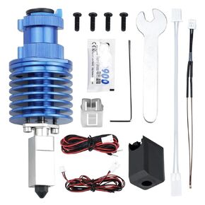 Upgraded High Speed Rapid Heat V6 Hotend 24V 48W Ceramic Heating Core Bimetal Heatbreak Hardened Steel Nozzle 0.4 Compatible with Voron 2.4 Prusa i3 MK3S MK3 MK2S 3D Printer