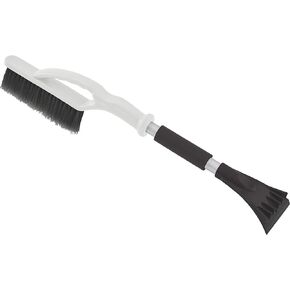 Extendable Snow Brush with Squeegee & Ice Scraper - Eva Foam Comfort Grip on Aluminum Handle, T-Shape Telescopic Auto Ice Scraper and Snow Brush - Car Truck SUV Windshield