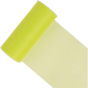 Creative Ideas Tulle Fabric Roll 6" by 25 yd (75'), 29 Colors Available, Hot Pink