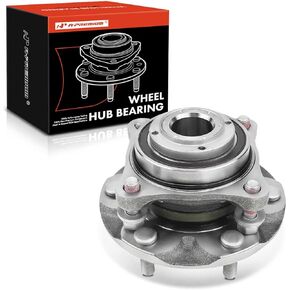A-Premium Front Wheel Bearing and Hub Assembly with 6-Lug Compatible with Toyota Tacoma 2005-2020, 4Runner 2003-2020, FJ Cruiser 2007-2014, RWD Only