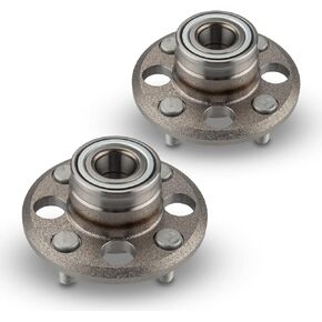KAX 513035 Pair Rear Wheel Hub & Bearing fit for 1992-1995 Honda Civic,for 1996-2000 Honda Civic,4 Lug