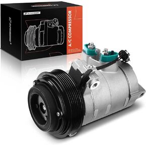 A-Premium Air Conditioner AC Compressor with Clutch Compatible with Dodge Nitro 4.0L 2007-2011, DKS17D Style, with 6 Grooves