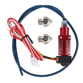 Original CR10S PRO Hotend Kit 24V Printhead with Extra Two Upgraded Plated wear Nozzles 0.4mm Compatible with Creality CR10S PRO V2, CR10 MAX 3D Printer