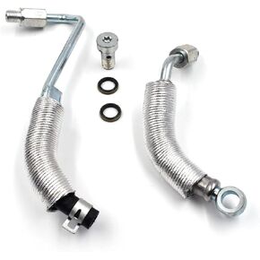 Replace 55567067 55568031, Turbocharger Cooling Feed Line Pipe and Coolant Return Hose Line, Compatible with Chevy Cruze, Buick Encore