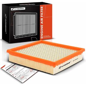 A-Premium Engine Air Filter Compatible with Chrysler Aspen 2007-2009 & Dodge Durango 2004-2009 & Toyota Highlander 2011-2016 & Lexus LX600, RX450h