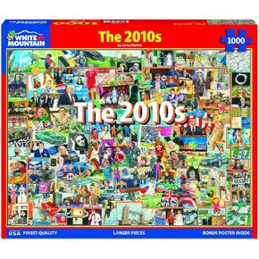 White Mountain Puzzles The 2010s, 1000 Pieces Jigsaw Puzzle
