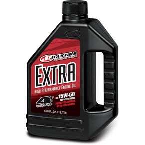 زيوت سباق ماكسيما 32901-2PK Extra4 الاصطناعية 4T 15w50 زيت محرك دراجة نارية 1 لتر، عبوتان in Kuwait