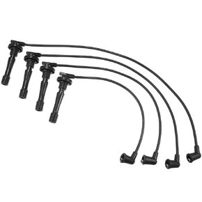 ACROPIX Car Spark Plug Coil Wires Ignition Coil Harness Cable 7mm Fit for Honda CR-V 1997-2001 L4 2.0L for Acura Integra 1990-2001 No.32700PHK003 - Pack of 4