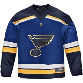 Fanatics Youth St. Louis Blues Home Replica Jersey NHL Licensed Hockey Jersey Size S/M Ages 8-12 Years