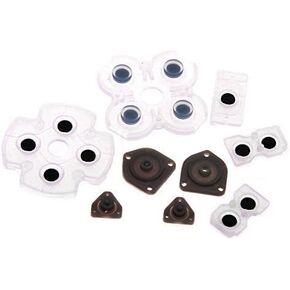 1 Set Silicone Conductive Rubber Pads for Sony PS4 Buttons Repair Replacement Part Accessory Kits Accessories