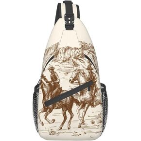 Casual Sling Bag for Women Men Travel Crossbody Sling Backpack Small Chest Shoulder Bag Gym Sports Hiking Daypack