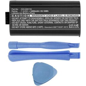 3400mAh Extended 533-000116, 533-000138 Replacement Battery Compatible with Logitech UE MegaBoom S-00147 Wireless Waterproof/Shockproof Bluetooth Speaker