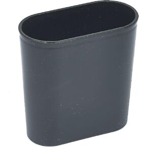Plastic Backgammon Dice Cup - Black