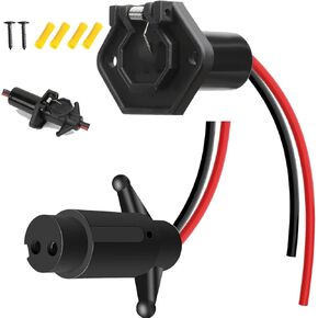 مجموعة مقبس قابس محرك التصيد 12 فولت 10 أسلاك - موصل ذكر وأنثى موثوق وسهل الاستخدام يعزز مغامراتك البحرية in Kuwait