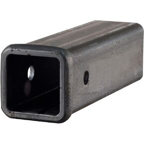 CURT 49510 2-1/2-Inch x 10-Inch Weld-On Raw Steel Trailer Hitch Receiver Tube, Black