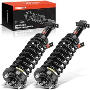 A-Premium Front Pair (2) Complete Strut and Coil Spring Assembly Compatible with Ford Expedition 2014-2017 & Lincoln Navigator 2014-2017, Driver and Passenger Side