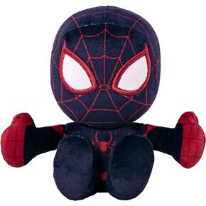 Bleacher Creatures Marvel Miles Morales Ultimate Spider-Man 8" Kuricha Sitting Plush - Soft Chibi Inspired Toy