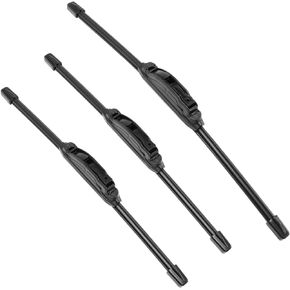 PHILTOP Automotive Replacement Windshield Wiper Blades 16"+14"+14" for FJ Cruiser 2007 2008 2009 2010 2011 2012 2013 2014 Front and Rear