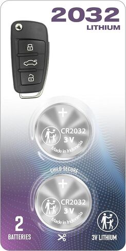 (2 حزمة) بطارية مفتاح التحكم عن بعد OEM (W. Tool) CR2032 تناسب غطاء الغطاء الخفيف LED يناسب ملحقات حقيبة Faraday لسيارة Audi A1 A3 A4 A5 A6 Q3 Q5 Q7 RS6 R8 RS4 S1 S3 S4 S8 TT Quattro FILP Key Entry in Saudi Arabia