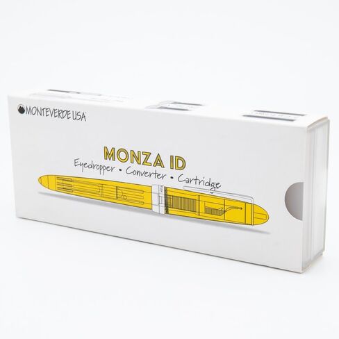 قلم حبر Monteverde USA Monza ID مع قوارير حبر (برتقالي) - طرف عريض in Saudi Arabia