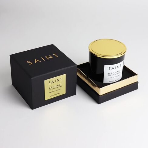 SAINT Raphael The Archangel Scented Candle with Prayer, Prayer Coin, and Holy Oil, Soy Coconut Aromatherapy Candle with 50 Hour Burn Time in Saudi Arabia
