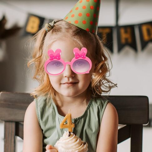 Zerodeko Bunny Ear Sunglasses Easter Party Eyeglasses Rabbit Ears Glasses for Kids Easter Party Favors Basket Stuffers Green in Saudi Arabia