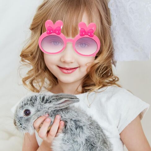 Zerodeko Bunny Ear Sunglasses Easter Party Eyeglasses Rabbit Ears Glasses for Kids Easter Party Favors Basket Stuffers Green in Saudi Arabia