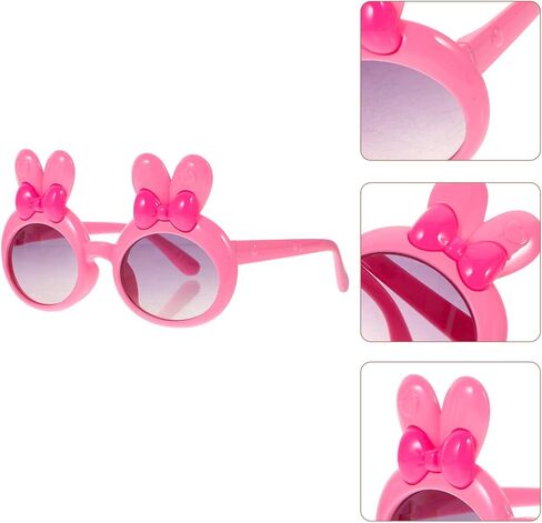 Zerodeko Bunny Ear Sunglasses Easter Party Eyeglasses Rabbit Ears Glasses for Kids Easter Party Favors Basket Stuffers Green in Saudi Arabia