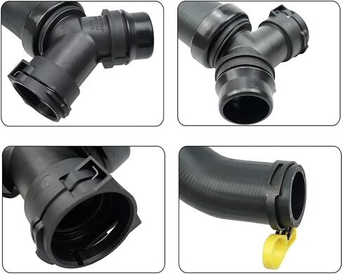 GXARTS HVAC Engine Coolant Hose Connector T-Connector Hose Compatible with Ford F-150 Mustang 5.0L 2011 2012 2013 2014 2015 2016 2017 2018 2019 Replacement DR3Z-8566-A BR3Z-8566-B in Saudi Arabia