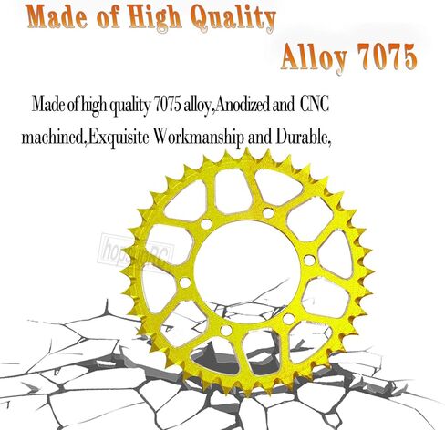 الألومنيوم 7075 محور سلسلة ضرس ترقيات جزء لLosi 1/4 Pro Moto MX دراجة نارية الترابية دراجة RTR FXR (LOS06000) (LOS06002) 7075 سبيكة محور سلسلة ضرس القفزات، أسود in Kuwait
