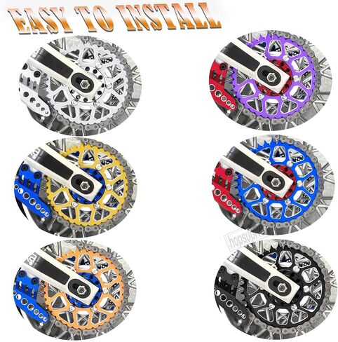الألومنيوم 7075 محور سلسلة ضرس ترقيات جزء لLosi 1/4 Pro Moto MX دراجة نارية الترابية دراجة RTR FXR (LOS06000) (LOS06002) 7075 سبيكة محور سلسلة ضرس القفزات، أسود in Kuwait