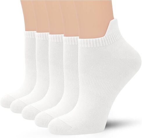 SERISIMPLE Viscose Bamboo No Show Sock Women Ankle Thin Low Cut Socks Arch Support Breathable Athletic Sock 5 Pairs in Saudi Arabia