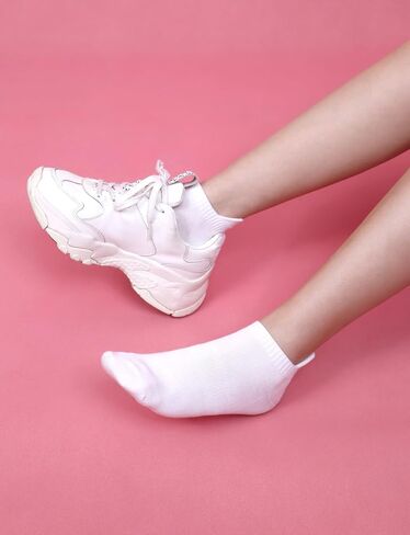 SERISIMPLE Viscose Bamboo No Show Sock Women Ankle Thin Low Cut Socks Arch Support Breathable Athletic Sock 5 Pairs in Saudi Arabia