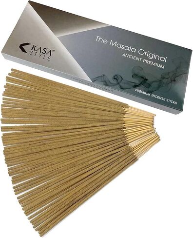 Ancient Sensations Premium Incense Sticks - 1% Natural No Chemicals - 1 Hour Burning - 100gr (Nag Champa) in Kuwait