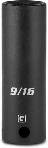Capri Tools Deep Impact Socket, 3/8-Inch Drive, 6-Point, SAE (1-Inch) in Kuwait