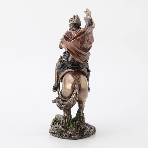 تصميم Veronese 11 3/8 بوصة نابليون عبور ممر سانت برنارد تمثال من الراتنج المصبوب البارد بلمسة نهائية برونزية عتيقة in Saudi Arabia