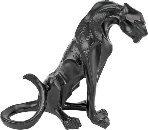 Design Toscano EU6104 Panther on the Prowl Art Deco Statue, 16 Inch, Black in Saudi Arabia
