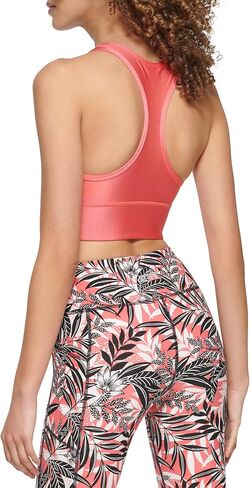 DKNY Women's Full Coverage Boat Neck Sports Bra in Saudi Arabia