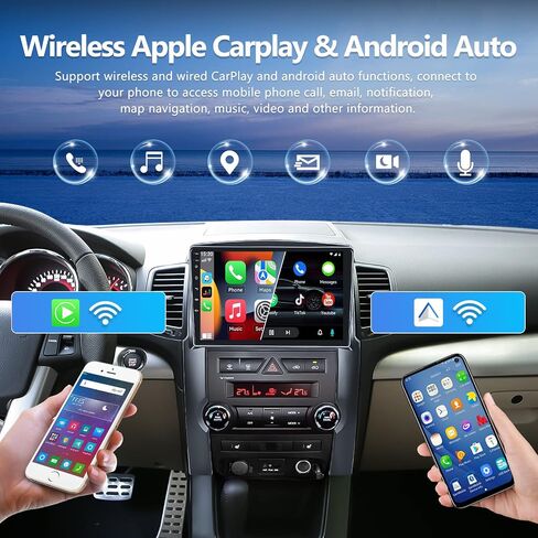 2+64GB Android 13 Car Stereo for Kia Sorento 2009-2012 with Wireless CarPlay Android Auto 10.1" Touch Screen Bluetooth Car Radio with GPS Navigation HiFi WiFi FM RDS Radio Backup Camera (Auto AC) in Saudi Arabia